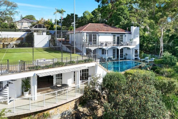 The seven-bedroom, five-bathroom home with a tennis court and swimming pool was purchased for $11.6 million.
