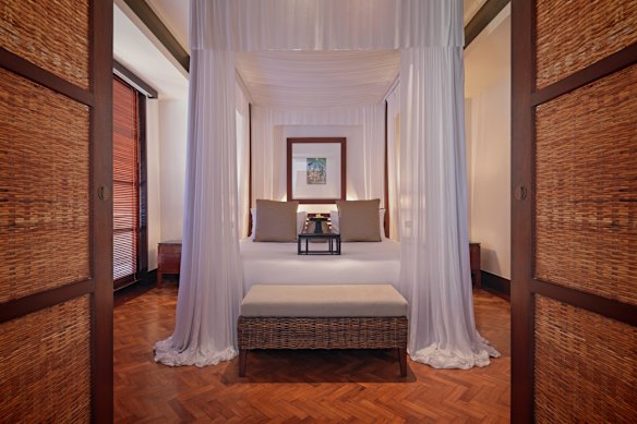 The dimensions of the elegant, traditionally-styled suites at The Legian start from around 100 square metres.