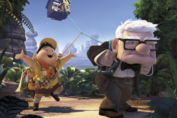 Carl and Russell in Up.