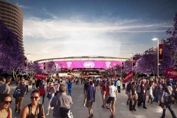 The Gabba, home of the Brisbane Lions, will be rebuilt for the 2032 Brisbane Olympic Games.