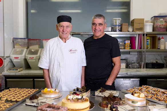 Giorgio Angele with his son, Fabio Angele.