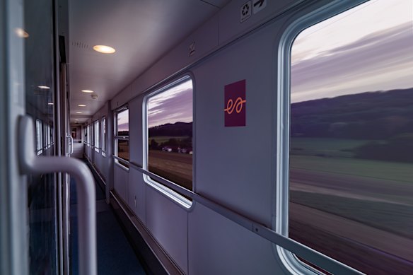 On board the European Sleeper.
