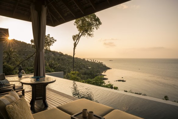 Just one of the magical views from Four Seasons Koh Samui.