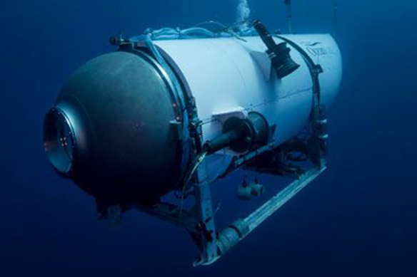 OceanGate’s Titan submersible in 2021.