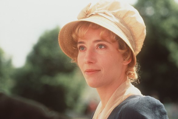 Emma Thompson in 1995’s Sense and Sensibility. If there’s a bonnet in it, I’m watching.