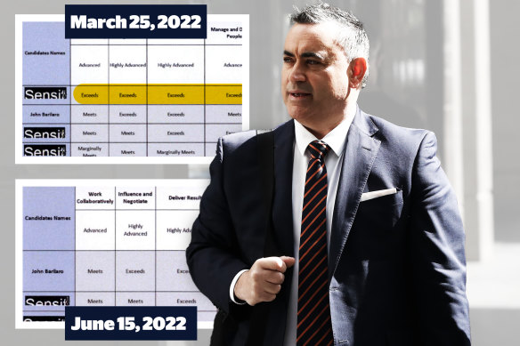 Documents reveal selection report edited to make Barilaro first choice for trade job