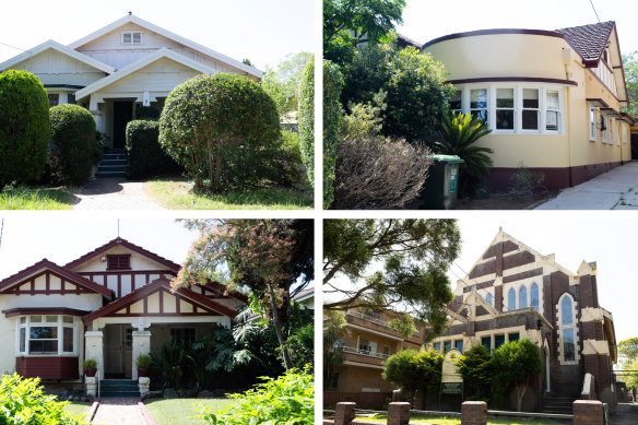 Three Californian bungalows and a church in MacArthur Parade up for heritage listing.