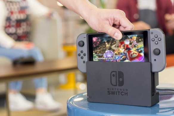 The original Nintendo Switch sported a very similar design.