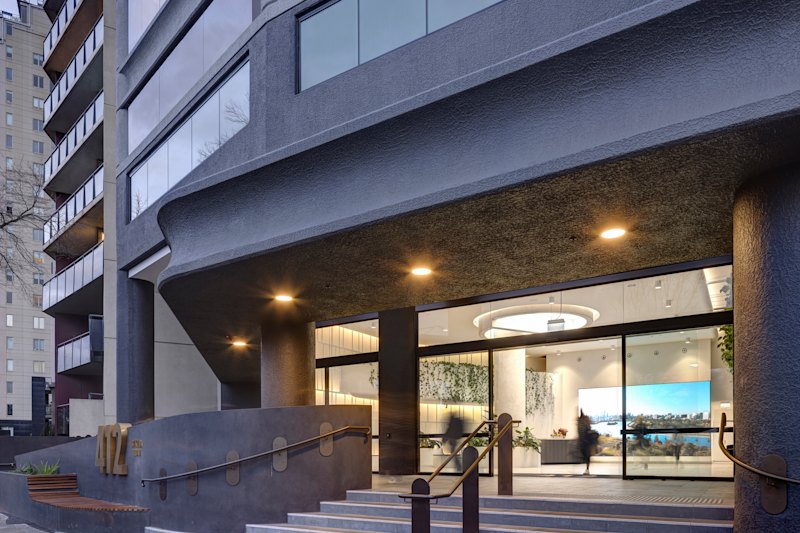 The former cop shop at 412 St Kilda Road.