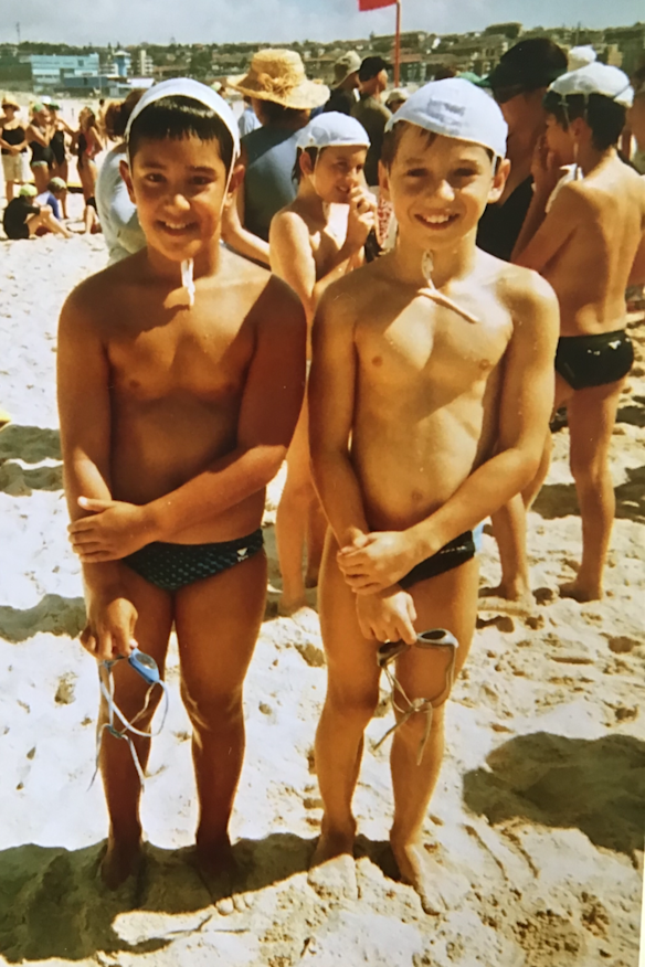 Keaon Koloamatangi and Cameron Murray at South Maroubra Nippers.