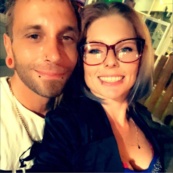Eve Marsh and her boyfriend Zachariah Brough.