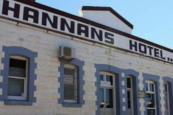 Hannans Hotel in Kalgoorlie.
