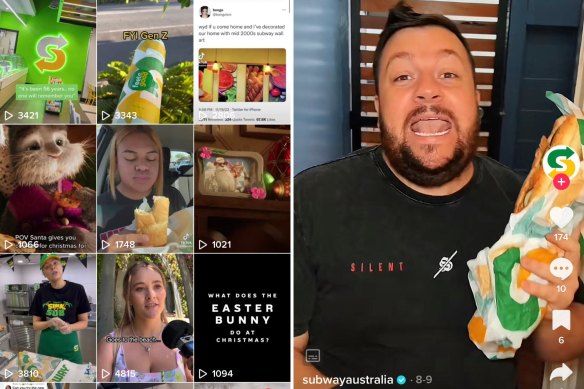 Subway is an example of a brand that is using TikTok to make brand messaging more relevant and niche to groups of like-minded audiences.