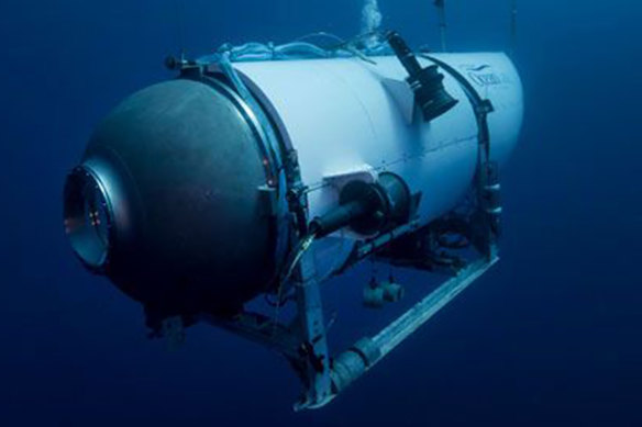 The Titan submersible in 2021.