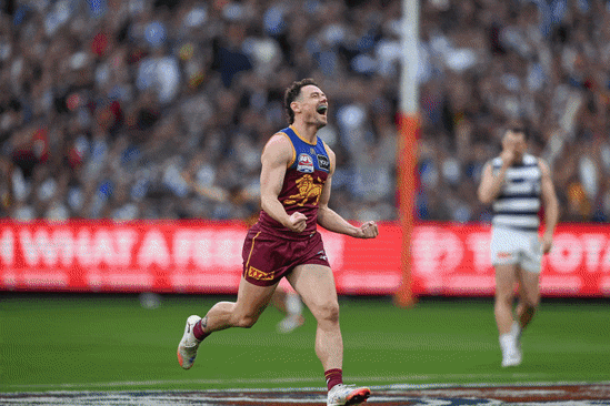 Brisbane Lions grand final celebrations GIF