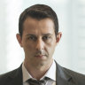 This image released by HBO shows Jeremy Strong in a scene from “Succession.” Strong was nominated for an Emmy Award for outstanding leading actor in a drama series on Tuesday, July 28, 2020. (HBO via AP