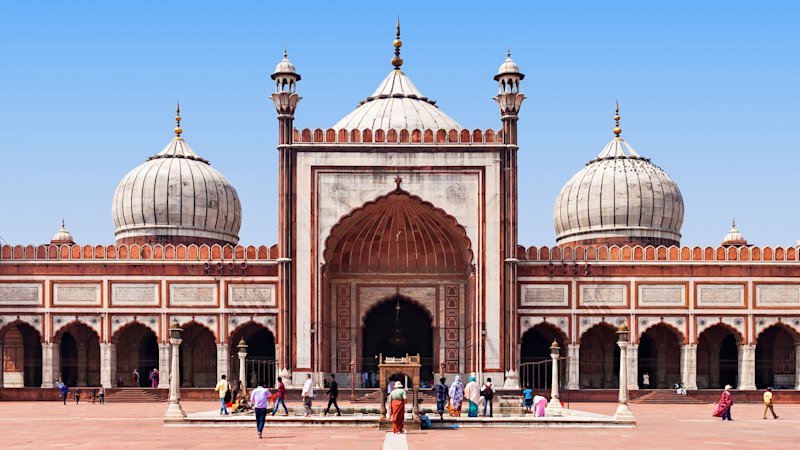 Visitors can climb a minaret to reach a pavilion summit at Brisbane mosque