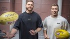 AFL stars Zach Merrett and Jayden Laverde are looking beyond professional sport in the launch streetwear brand DRYP.