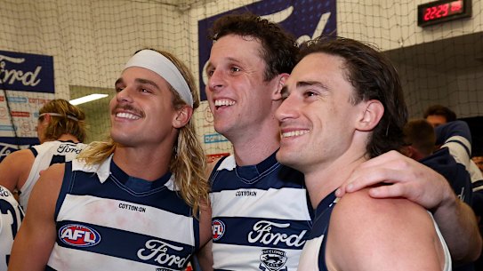 Bailey Smith, Max Holmes and Gryan Miers.