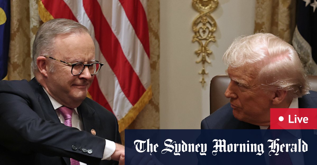 Australia news LIVE: AUKUS reaffirmed, critical minerals deal signed in Albanese-Trump meeting; .7 million cocaine shipment seized by AFP, Chilean police