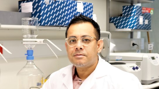 Dr Warish Ahmed, lead author on the research into wastewater testing.