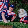 This Roosters tragic is so die-hard, he has installed a patch of the SCG in his backyard