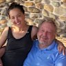 Richard White and Christine Kontos in January 2022.