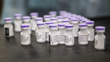 The Health Ministerâ€™s officer first met with Pfizer on August 4, after the US and UK had already signed deals for millions of doses.