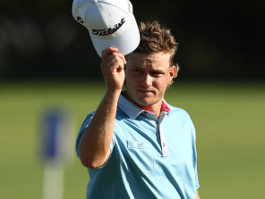 Jed Morgan wins the Australian PGA at Royal Queensland by 11 strokes.
