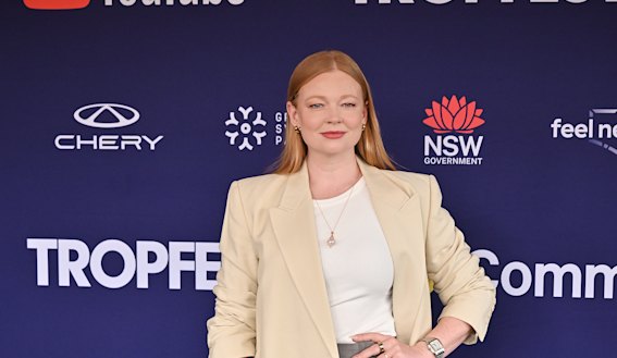 Sarah Snook is at Tropfest.