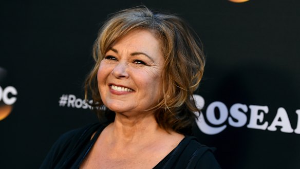 Roseanne Barr at the Los Angeles premiere of her rebooted show.