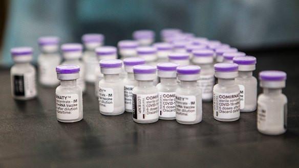 The Health Minister’s staff first met Pfizer representatives on August 4, after the US and UK had already signed deals for millions of doses.