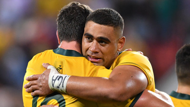 A changed man: Lukhan Tui has left a hole in the Wallabies but will come back 'hungry' according to Samu Kerevi.