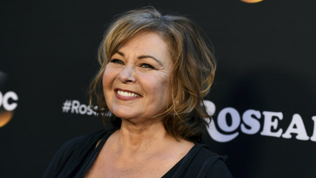 Roseanne Barr at the Los Angeles premiere of her rebooted show.