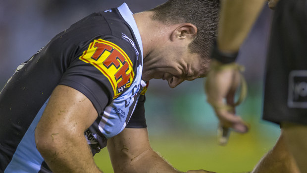 It's been a painful run for Chad Townsend and the Sharks.