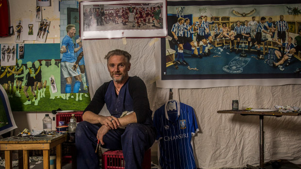 Jamie Cooper took his art on the road through Europe and sold it to some of the world's biggest soccer clubs. 