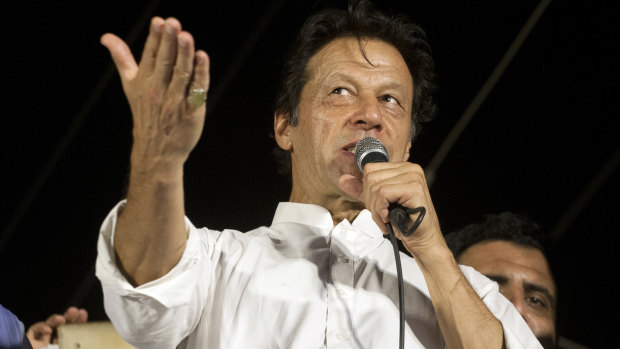Pakistan's opposition politician Imran Khan.