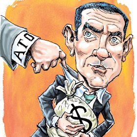 Lex Greensill. Illustration: Joe Benke