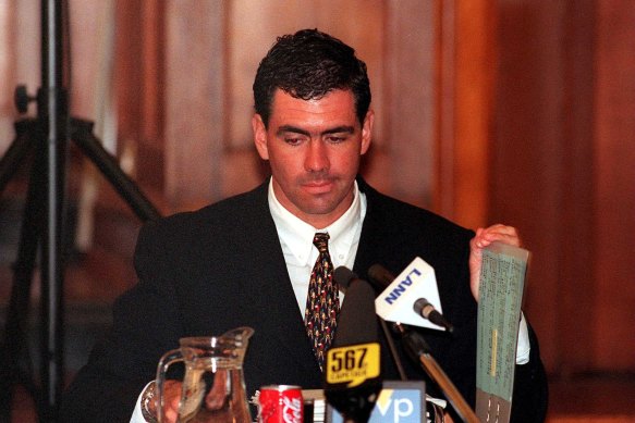 Hansie Cronje pictured at trial in 2000. 