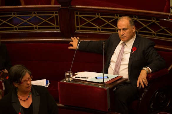 Cesar Melhem in the Victorian parliament.
