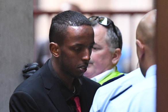Melbourne terror plotter Ali Khalif Shire Ali arriving at court last year.