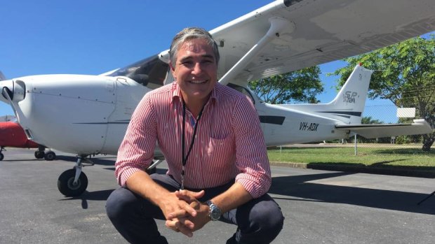 It took Robbie Katter four years to earn his pilot's licence.