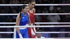 Italy’s Angela Carini was beaten by Algeria’s Imane Khelif.