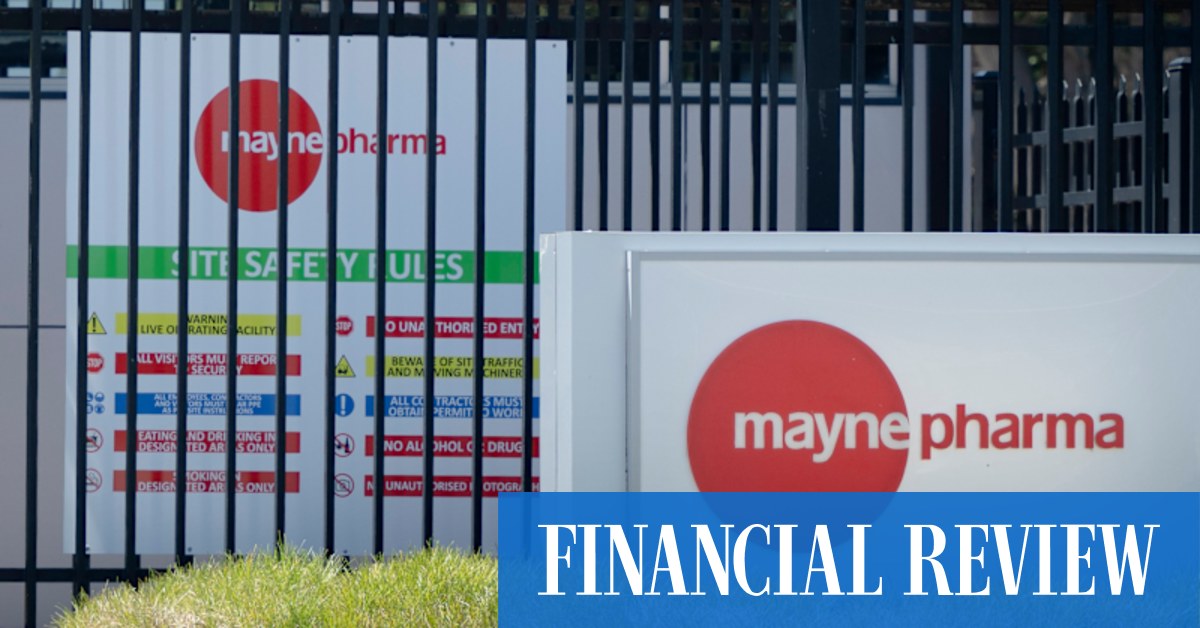 afr.com - Michael Smith - Mayne Pharma investors push for break-up after blocked takeover bid