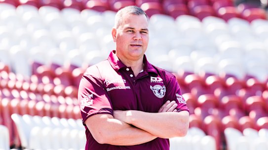 Manly coach Anthony Seibold.