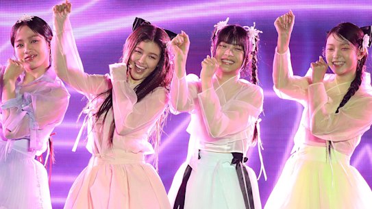 A year ago, NewJeans was one of K-pop’s top-selling acts. Now, their future is in doubt.