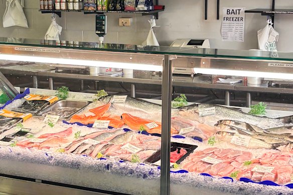 A selection of the fresh seafood on offer at D & L Witchard. 