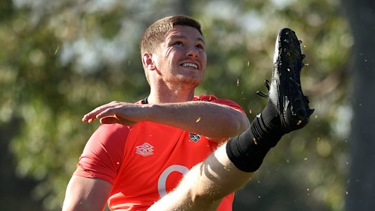 Owen Farrell at training.