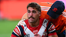 Connor Watson left the game early after suffering a head knock.