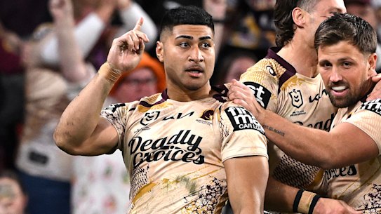Josiah Karapani has been one of the feel good stories to come out of the Brisbane Broncos. 